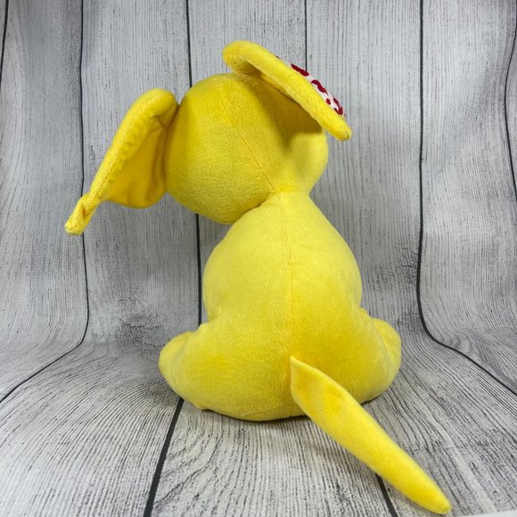 Sugar Loaf Toys Yellow Elephant 12" Plush Red Flower Ears 2014 - Picture 5 of 8